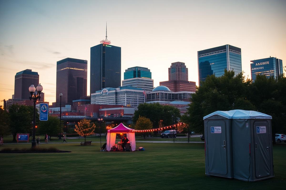 Portable toilet rentals in Fort Wayne, IN